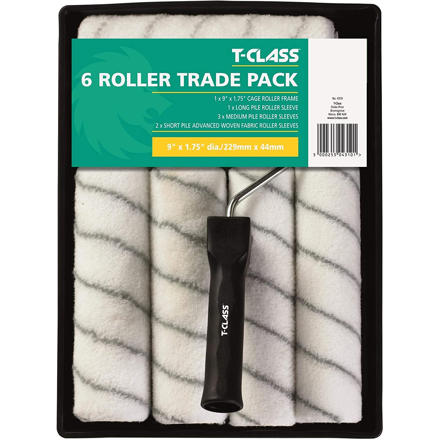 T Class 4310 Roller Sleeves 6 Pack